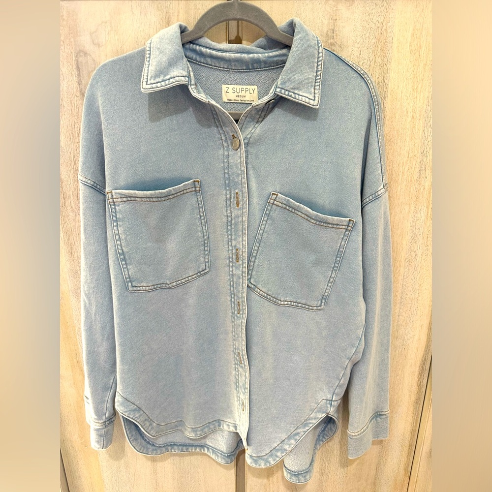 Z Supply Soft Denim Jacket size M